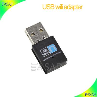 China Laptop 300Mbps Wireless USB 2.0 to Wifi Adapter for sale