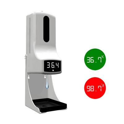 China Stock K9 Pro 2-in-1 Auto Hand Sanitizer Dispenser & hand Thermometer Auto Soap Dispenser Shipping Immediately for sale