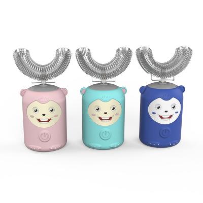 中国 Rechargeable Kids Automatic With Memory Tooth Brush U-shaped Sonic Electric Toothbrush 販売のため