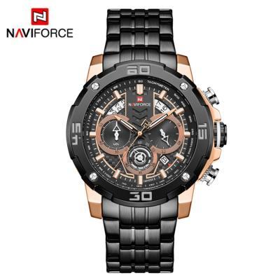 China Automatic date NAVIFORCE NF9175 business quartz watch for man classic luxury month Japanese watch brands for sale