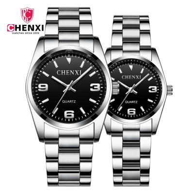 China 2021 CHENXI 003A Water Resistant Lover's Fashion&Casual Stainless Steel Band Watch Japan Quartz Simple Style for sale