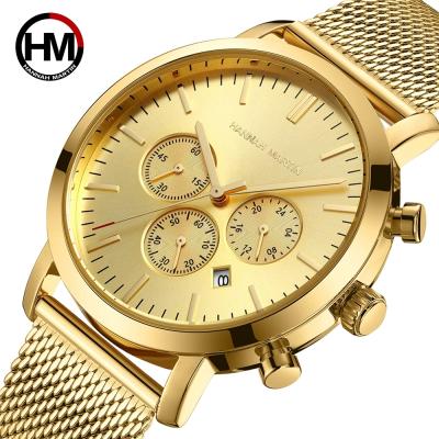 China 2021 Date Style Hannah Martin 1093 Quartz Automatic Chronograph Mens Countdown Calendar Watch Men's Watches for sale