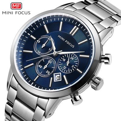 China 2021 Reloj Date Mini Focus MF0188G Business Men's Quartz Wrist Watch Automatic Quality Custom Stainless Steel Waterproof Luxury Watch for sale