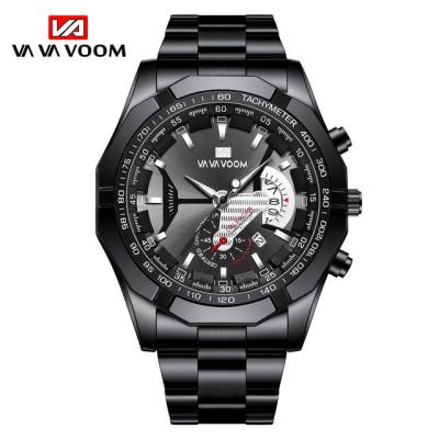 China Hot Selling VA VA VOOM 238 New Quartz Watch Water Resistant For Men Luxury Stainless Steel Mens Watch for sale