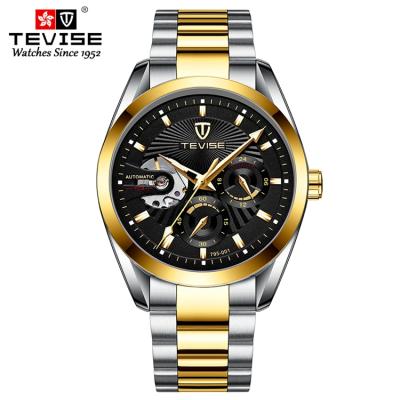 China TEVISE 795-001 Date TEVISE 795-001 24 Hours Custom Luxury OEM Stainless Steel Dress Watch Mens Automatic Mechanical Wristwatches for sale