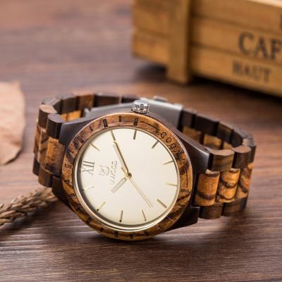 China 2021 UWOOD New Arrival Walnut Wood Clock 1001 For Women Men Quartz Movement Analog Wrist Watch Bamboo Watch for sale