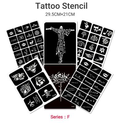 China Temporary Henna Tattoo Stencil; Temporary semi-permanent tattoo ink, body painting accessories for sale