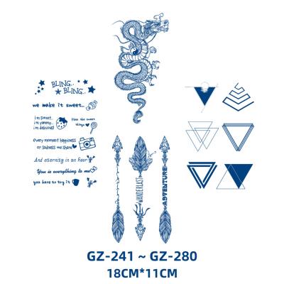 China Temporary lasts at 15 days; More than 2000 designs; Waterproof Temporary Tattoo Sticker; magic tattoo for sale