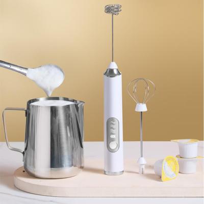 China Viable Handheld Automatic Milk Frother Maker Electric Drink Mixer Drink Mixer Steamer for sale