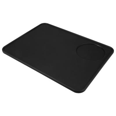 China Viable Edge Corner Amazon Success Silicone Espresso Coffee Tamping Anti-Slip Mat for sale