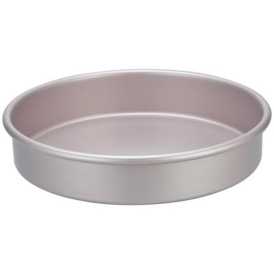 China Non Viable Stick Carbon Steel Round Cake Pan Bakeware Cookie Sheet Baking Pan For Baking Cake Cookie for sale