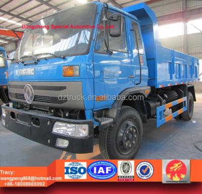 China dongfeng RHD 12tons tipper garbage truck, tipper garbage truck price 6 - 8L for sale