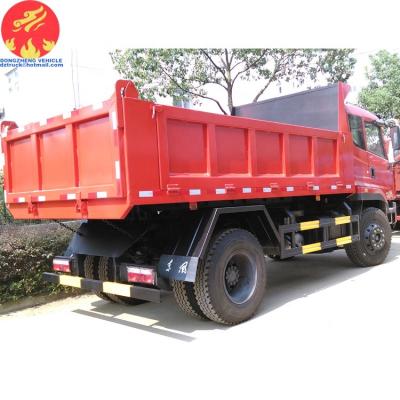 China dongfeng RHD 12tons garbage dump truck , scrap truck price 6 - 8L for sale