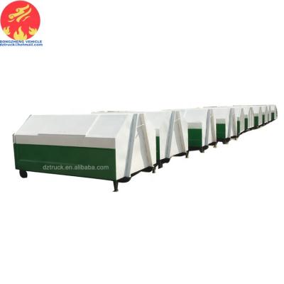 China 1.5ton Capacity 3000L Carbon Steel Hook Lift Stored Waste Bin for sale