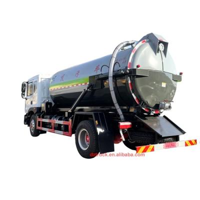 China New Arrival 12000L Mobile Sewage Treatment High Pressure Sewage Suction Dredging Jet Truck For Sale for sale