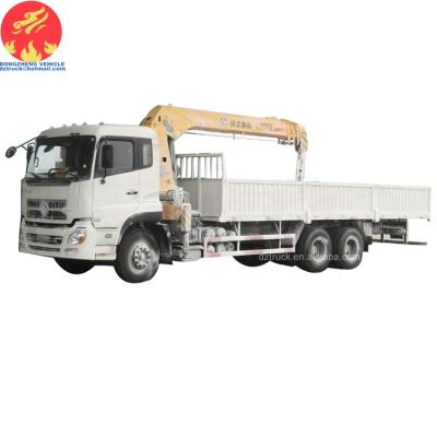 China TRUCK CRANE DFAC 2T 3T 4T 5T 6.3T 8T 10T 12T 14T 16T Straight Boom Automobile Crane for sale