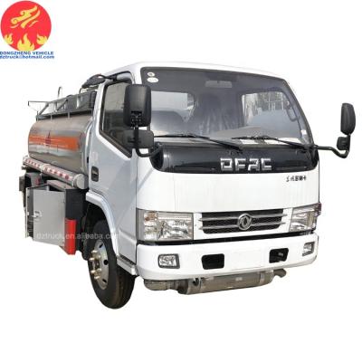 China Euro V 5000Liters 4X2 Oil Tank Truck Gasoline Diesel Tank Truck Kerosene Transport Truck 1-10T for sale