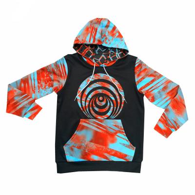 China Custom Anti-pilling Men's 3D Printed Pullover Hoodies All Over Print Polyester Hooded Sweatshirts for sale