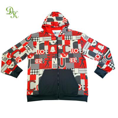 China Sublimated Anti-pilling Custom Design Sweatshirts Two Colors for sale