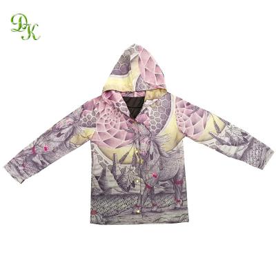 China Custom Sublimated Full Print Hoodie Multi Color Anti-pilling for sale