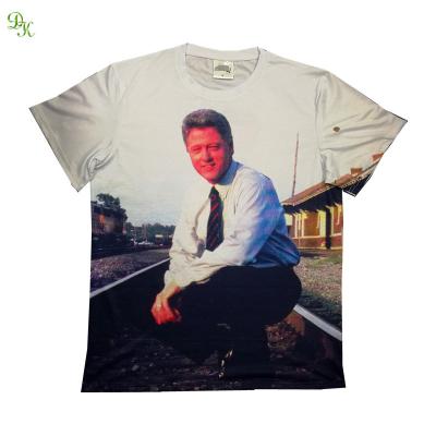 China Anti-pilling sublimation all over printing t-shirts for sale