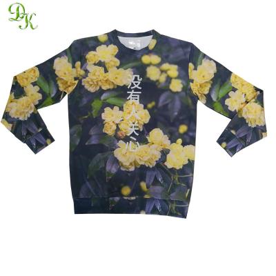 China Anti-pilling custom sublimation all over print crewneck sweatshirt for sale