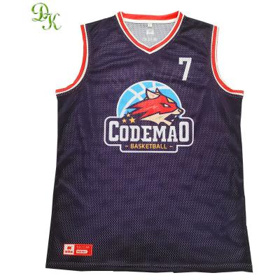 China OEM Antibacterial Mens Basketball Clothes Practice Tank Tops Youth Basketball Tank Top Men Sport Wear Uniform for sale