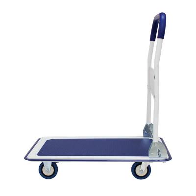 China Custom Non-Slip Silent Traction Goods Tool Manufacturers Tool Foldable Car Trolley Car Platform Car for sale