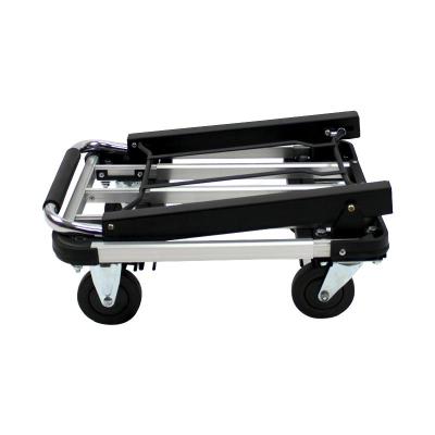 China Tools Loading Trolley 150kg Garden Platform Aluminum Four Wheel Outdoor Folding High Quality Trolley for sale