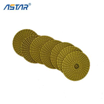 China Diamond Green Flexible Polishing Pad For Granite Polishing for sale