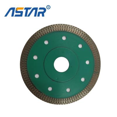 China Cutting Diamond Thin Marble X-Turbo Saw Blade For Ceramic Tile Marble Cutting Without Chipping for sale