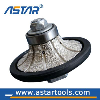 China High Efficiency Tile Welded B30 Granite Router Bits / Portable Profiling Wheel for sale