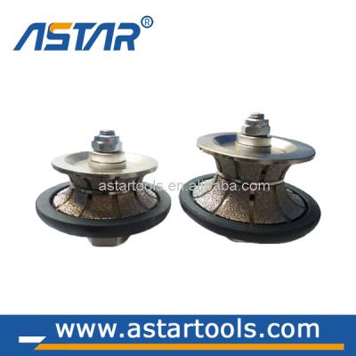 China V30 Tile Welded Full Granite Router Bit Bullnose for sale