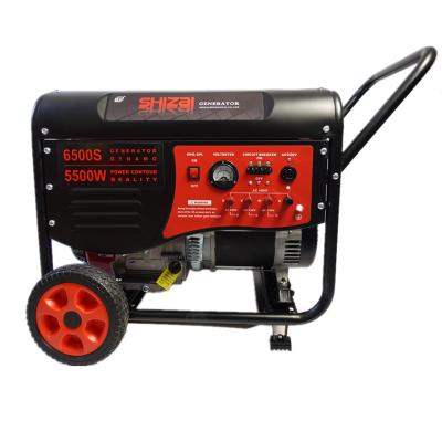 China Shizai Type Mini Small Silent Household 5kw Gasoline Generator SZ6500S for sale