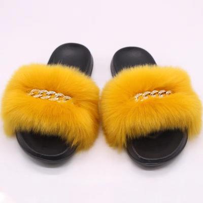 China Fashion Trend Faux Fur Slippers Women's Flip Flop Slippers Plush Women Casual Indoor Outdoor Home Flats Plush Slippers Women's Sandals for sale