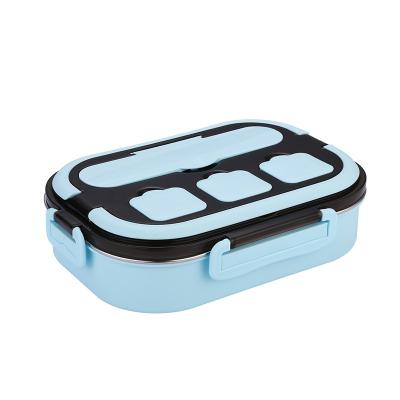 China Sustainable Wholesale Bento Box Kids Adults Tiffin Box 304 Stainless Steel Eco-Friendly Lunch Box for sale