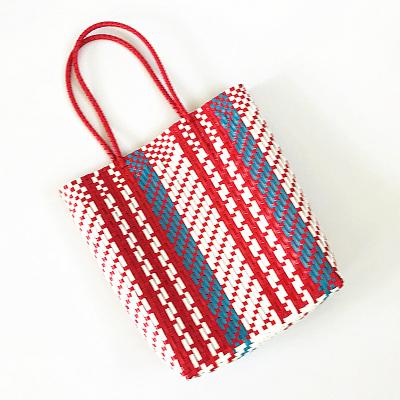 China Fashion Women Handmade Straw pp Beach Tote Shopper Bag pp Summer Beach Shopping Basket Handbag for sale