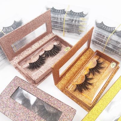 China 25-30 Times Real Mink Eyelash Vendor With Custom Packaging 18mm Mink Eyelashes 22mm Mink Eyelashes for sale