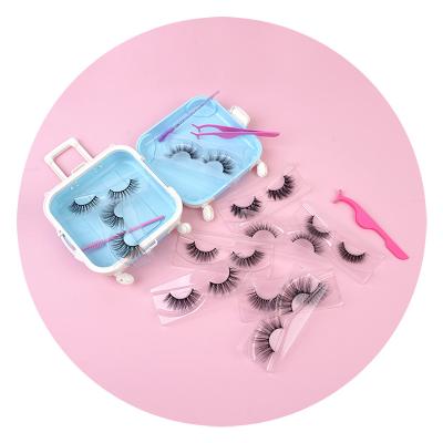 China 25-30 Periods Handmade Silk Mink Lashes 3D Eyelashes Handmade Mink Lashes for sale