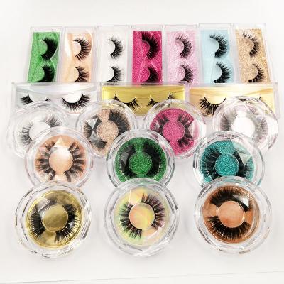 China 25-30 Times Lashes Vendor Faux Silk Mink Eyelashes 3D Wholesale False Eyelashes for sale