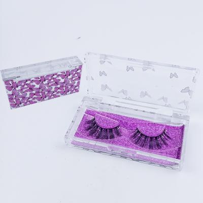 China 25-30 Times Faux Mink Matte Eyelash Silk Fluffy Eyelashes 3D Vegan Mink Synthetic Eyelashes for sale