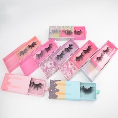 China 25-30 Synthetic Mink Lashes Wholesale Vendor 5D Mink Eyelashes Imitation Mink False Eyelashes Periods for sale