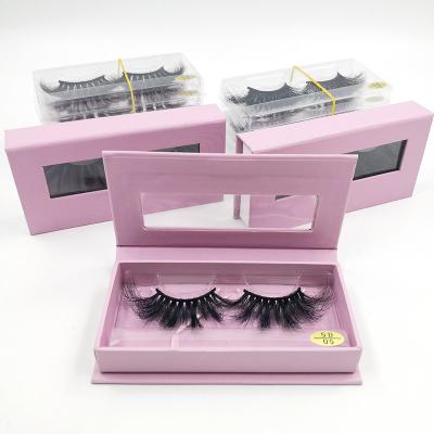 China 25-30 Times Mink Lashes 3D Full Fluffy Tape Bulk Real Mink Soft Thick False Eyelashes Mink Lashes 3d Curly Lashes 3D 5D Wholesale 25mm Seller for sale