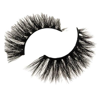 China 25-30 Times Eyelash Packaging With Faux Fur Eyelash Container 20mm Mink Eyelash for sale