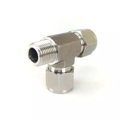 China China Factory High Quality High Pressure Female Nipple Gas Fitting Tube Gas Stainless Steel Ttraight 316 Threaded Tee Pipe Fittings for sale