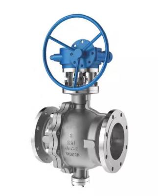 China General High Temperature Corrosion Resistance Hastelloy / Alloy Manual Trunnion Mounted Ball Valve for sale