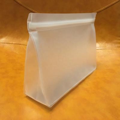 China Reusable And Food Grade PEVA Reusable POS Bag For Food Storage And Milk for sale