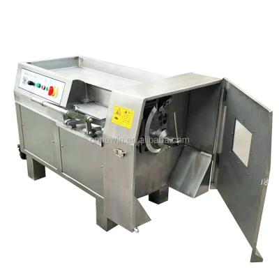 China food & QD-550 700-900kg/h High Quality Beverage Plant Automatic Frozen Meat Die Cutter for sale