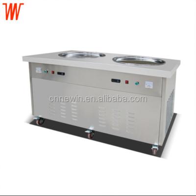 China Snack Factory Thailand Oreo Ice Cream Rolled Fried Ice Cream Machine For Sale for sale