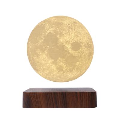 China Modern Moon Lamp Floating Lamp Creative and Unique Home Decoration Lamp Table Gifts Levitating Moon Light for sale